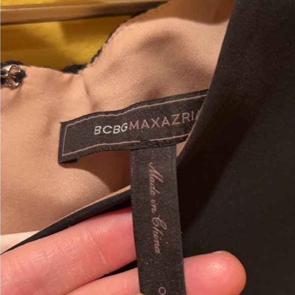 BCBG MAXAZRIA | Women’s Lace Overlay Sheath Dress Size O - Picture 4 of 7